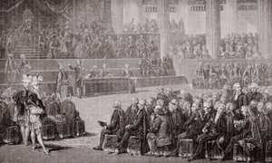 Opening van de Staten-Generaal, 5 mei 1789 (gravure) door French School